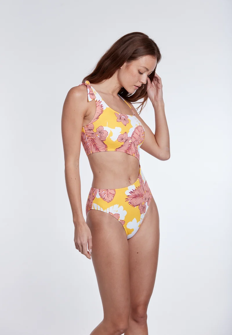 Bloom One-Shoulder Swimsuit