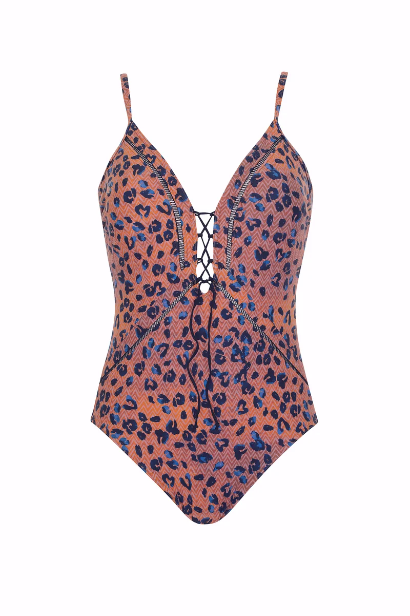 Wild Lacing Swimsuit