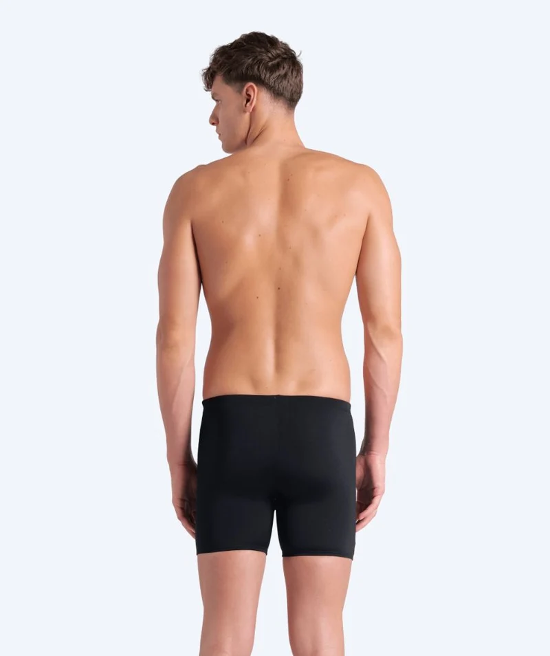 Arena lange Badehose für Herren - Foggy Dots - Schwarz/Hellblau