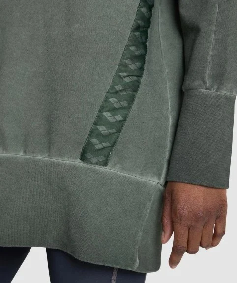 Arena Womens Icons Oversize Sweatshirt Crew Sage-Delave