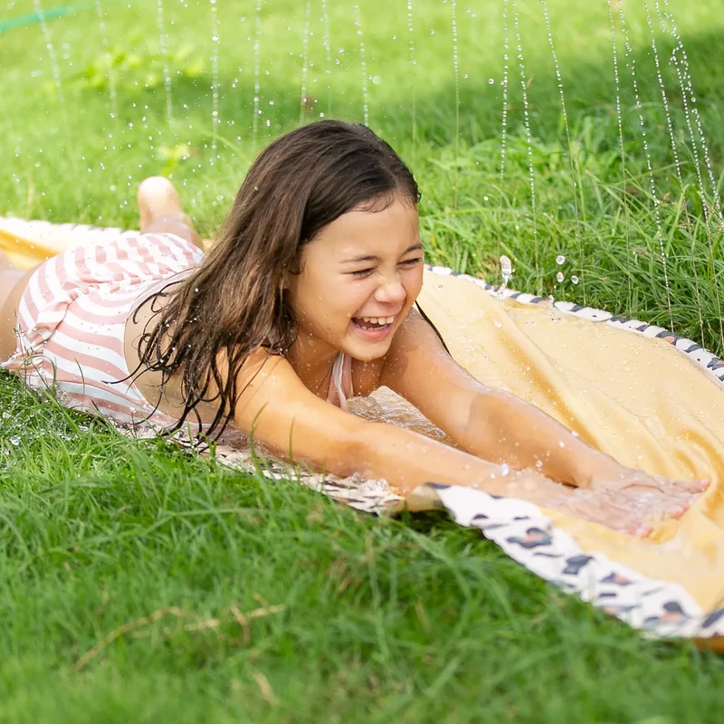 Inflatable Water Slide - Beige - Safari Chic