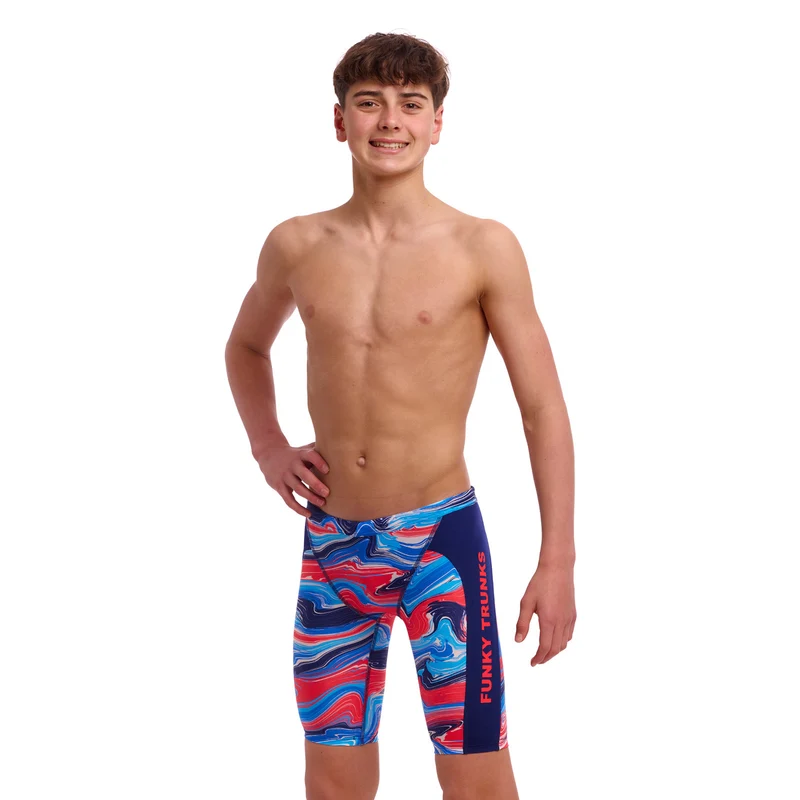 Funky Trunks Boys Training Jammer Wave Craze