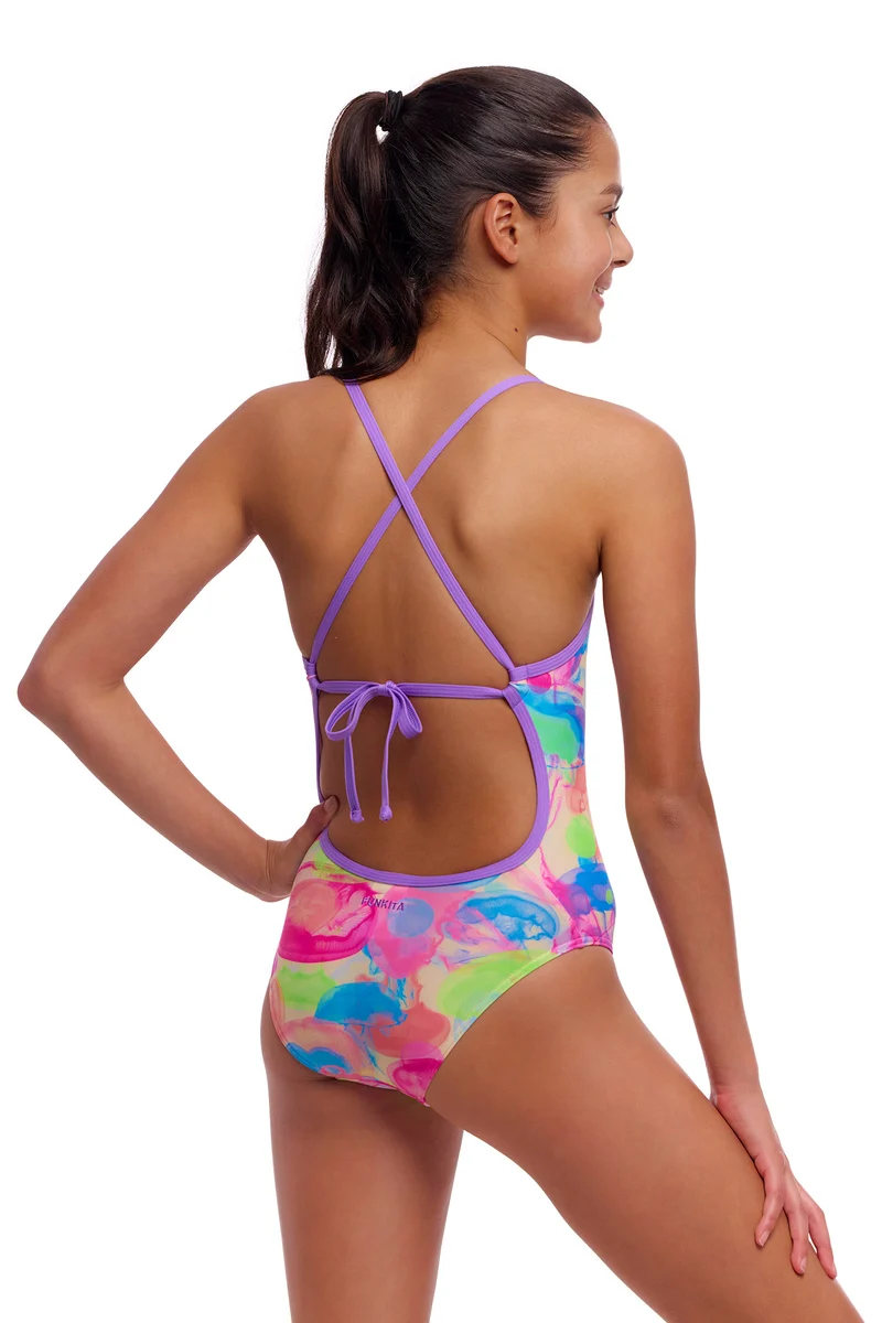 Funkita Mädchen Schwimmanzug Tie Me Tight Sweet Sting