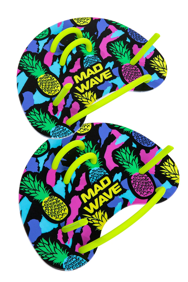 MAD Wave Finger Paddles Fun Ananas