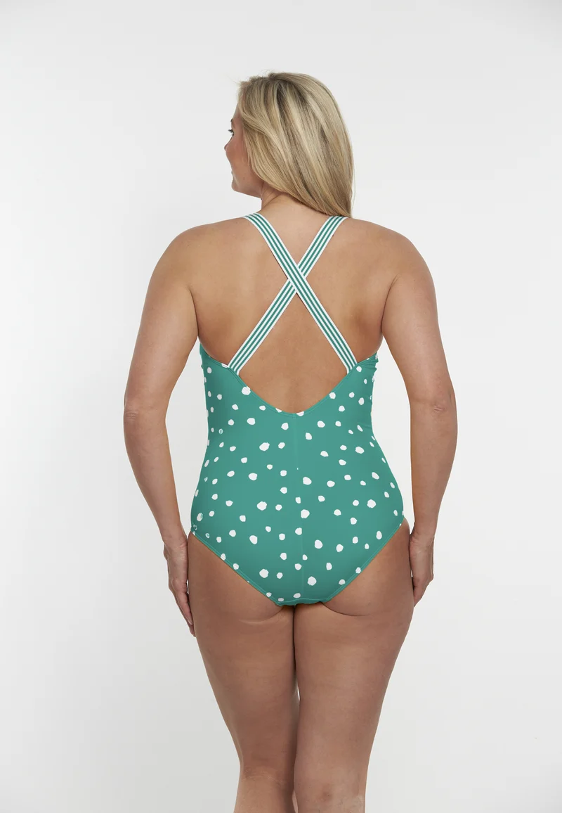 Dotty Crossed Swimsuit
