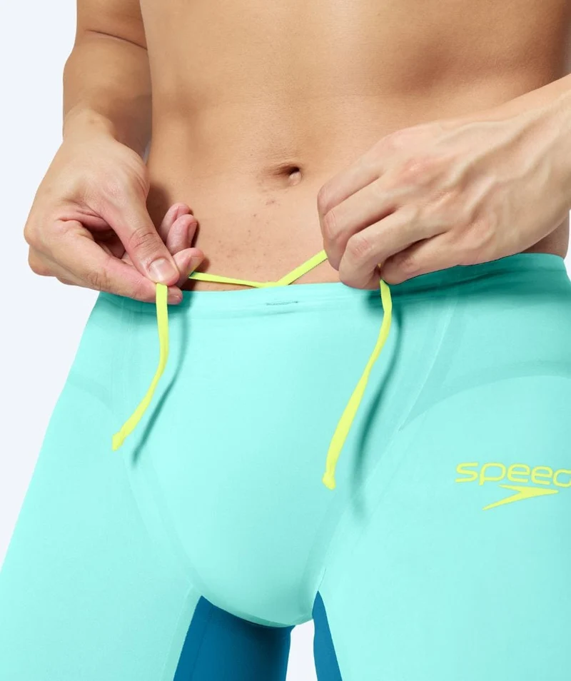 Speedo Wettkampf Badehose für Herren - LZR Pure Valor 2.0 - Hellblau/Dunkelblau