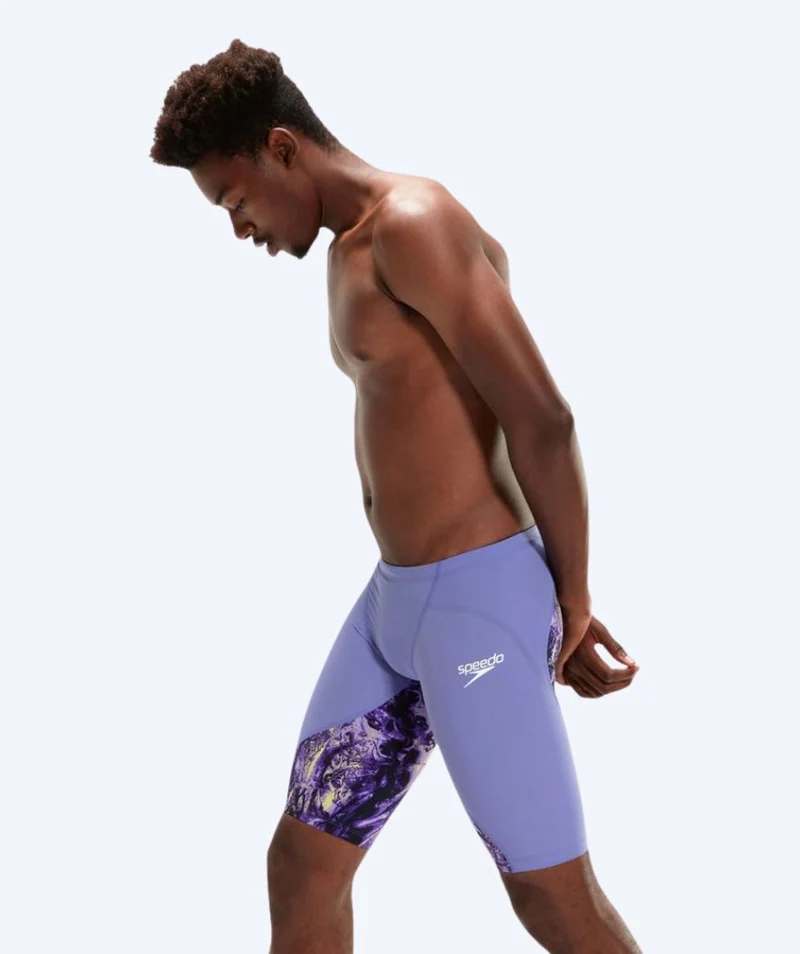 Speedo Wettkampf Badehose für Herren - LZR Ignite - Lila/Gelb
