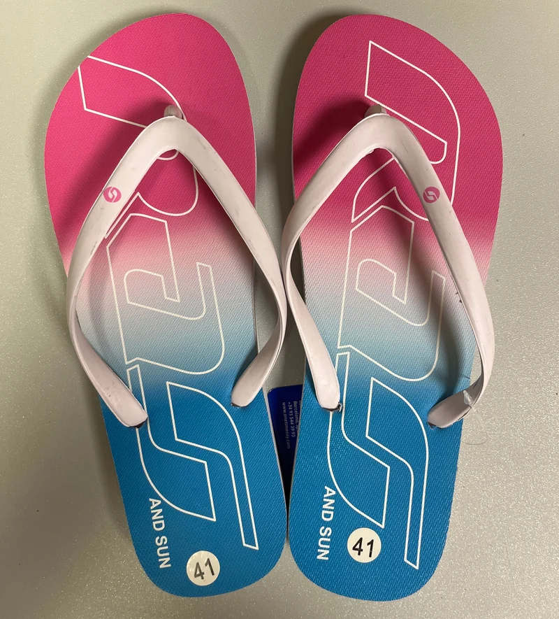 RAS Damen Badeschuhe Flip flops Degradé