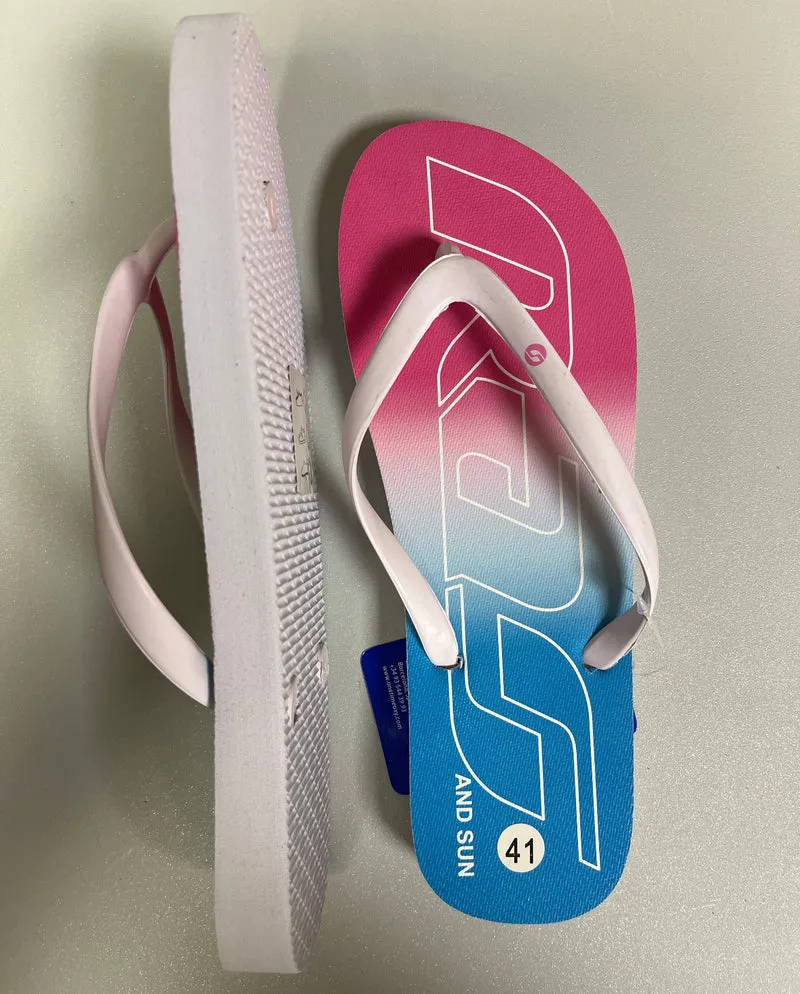 RAS Damen Badeschuhe Flip flops Degradé