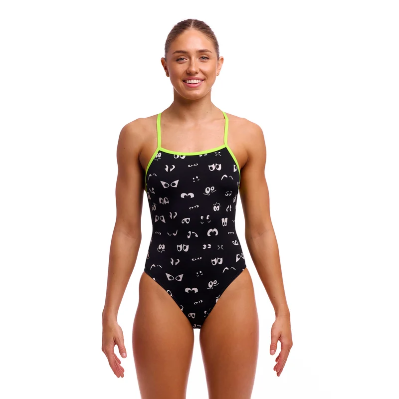Funkita Damen Schwimmanzug Tie Me Tight Eye Spy