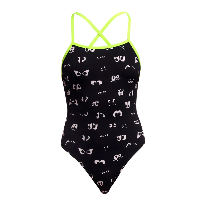 Funkita Damen Schwimmanzug Tie Me Tight Eye Spy