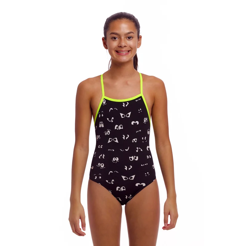 Funkita Mädchen Schwimmanzug Tie Me Tight Eye Spy