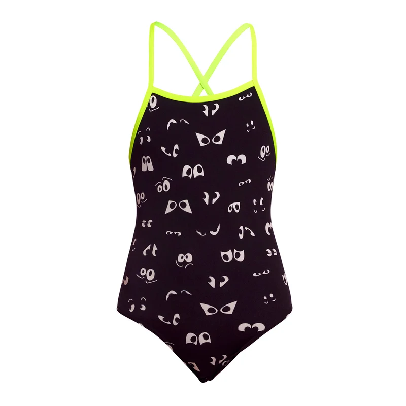 Funkita Mädchen Schwimmanzug Tie Me Tight Eye Spy