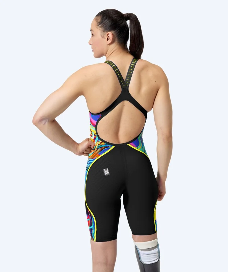 Speedo Wettkampf Badeanzug für Damen - LZR Pure Intent 2.0 - Schwarz/Mehrfarbig