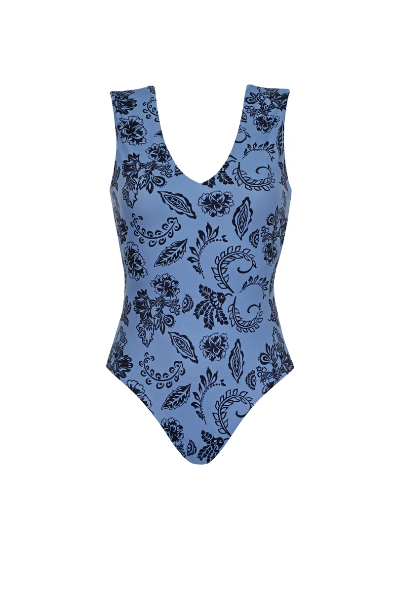 Floral Shade Sporty Swimsuit