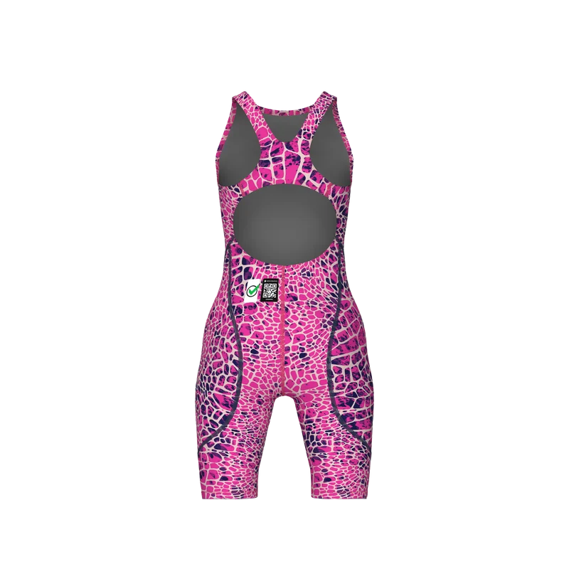 Arena Mädchen Wettkampf Schwimmanzug Powerskin ST Next LE OB Snake Pink