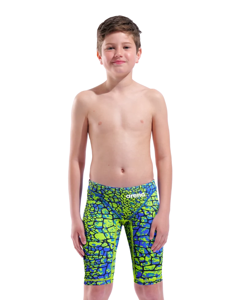 Arena Jungen Wettkampfhose Jammer Powerskin ST Next LE Snake Green