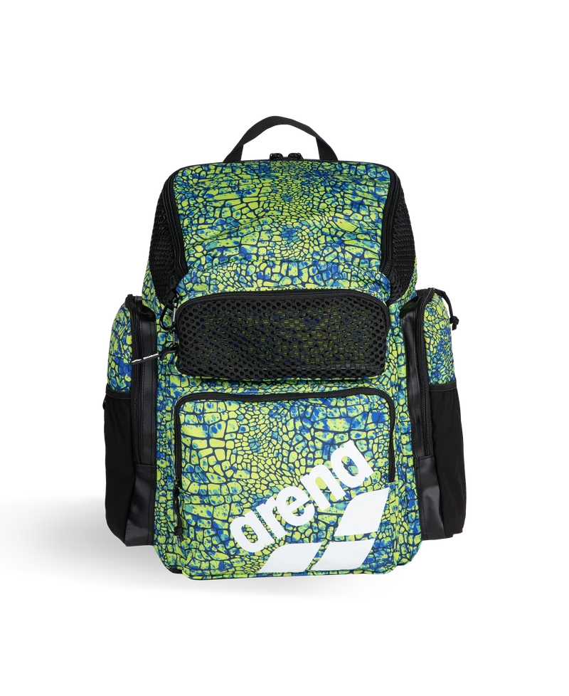 Arena One Go Rucksack 45L Allover Snakeskin Green