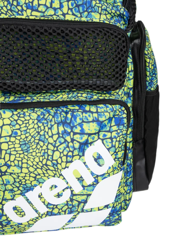 Arena One Go Rucksack 45L Allover Snakeskin Green