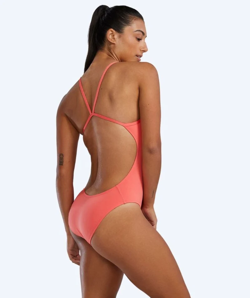TYR Badeanzug für Damen - Durafast Solid Cutoutfit - Hellrosa