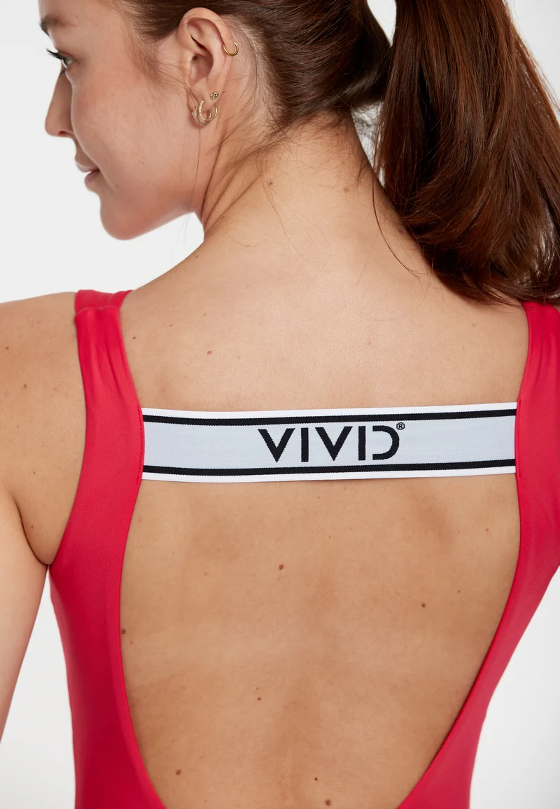 Solid Sporty Swimsuit