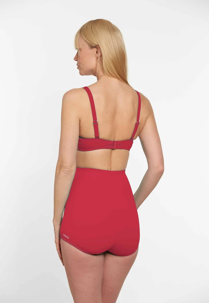 Solid Rib High Waist Bottom