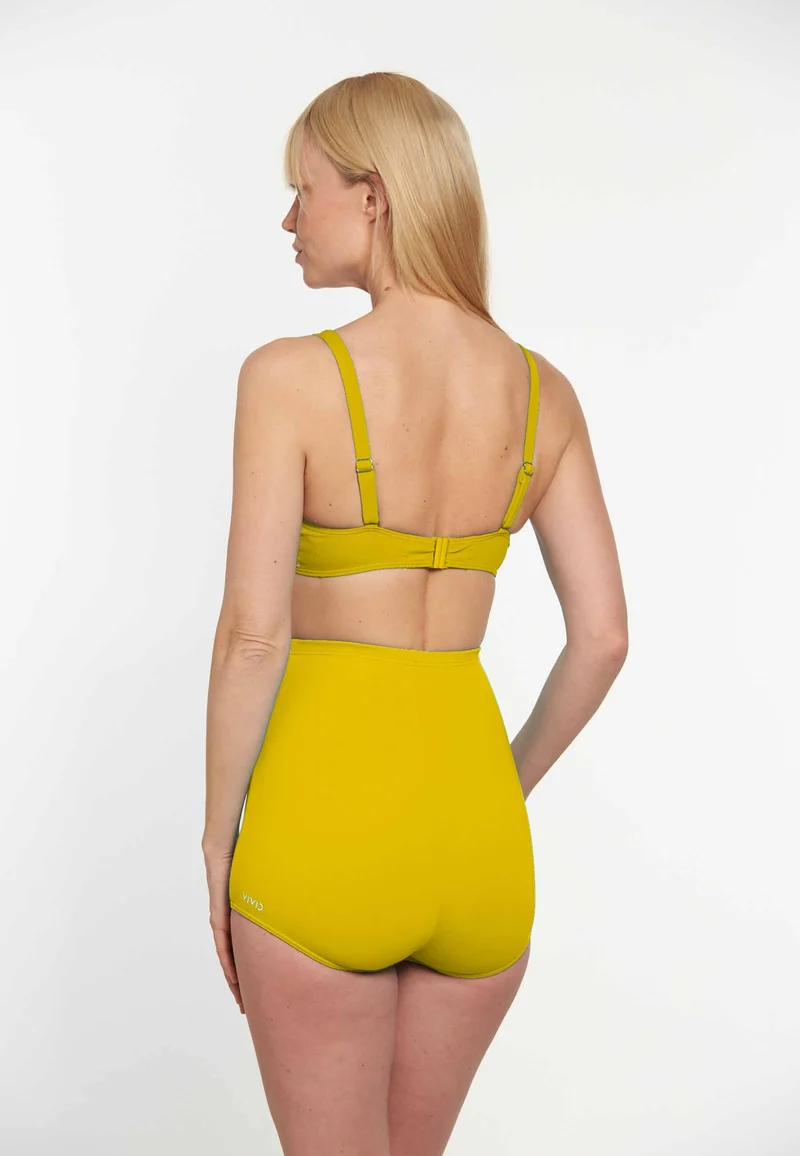 Solid Rib High Waist Bottom