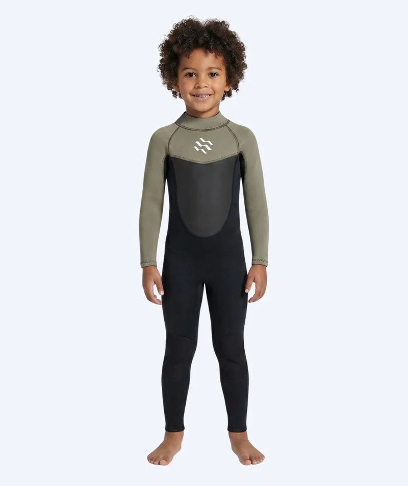 Watery Neoprenanzug für Kinder - Gecko (3mm) - Dust Grün