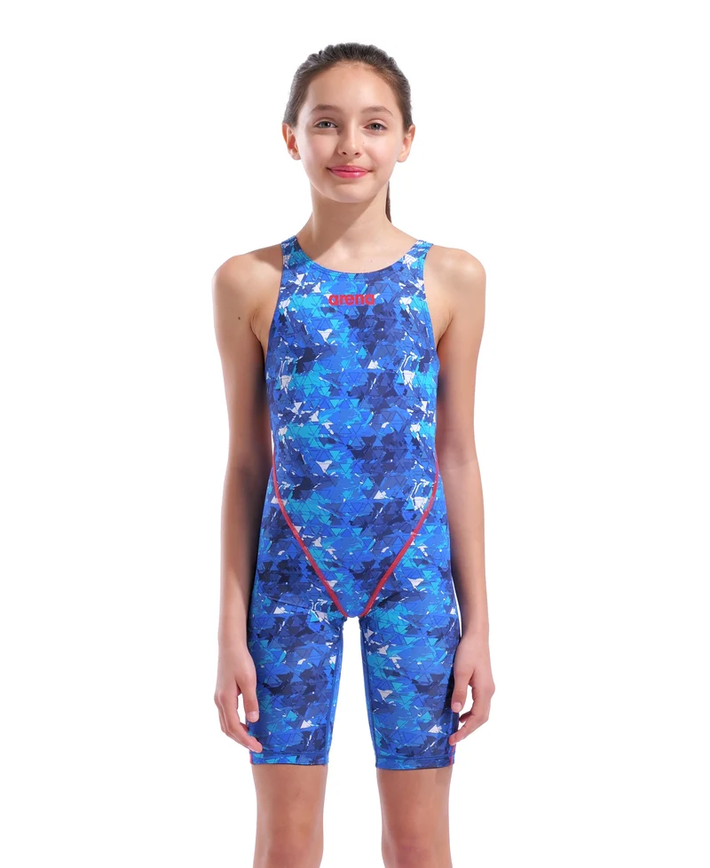 Arena Mädchen Wettkampf Schwimmanzug Powerskin ST Next LE OB Splashy Multicolor