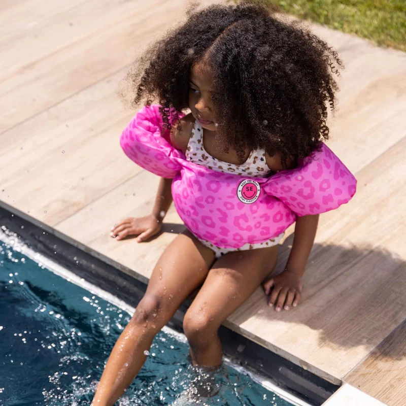 Puddle Jumper - Pink - Leopard - 2/6 Years