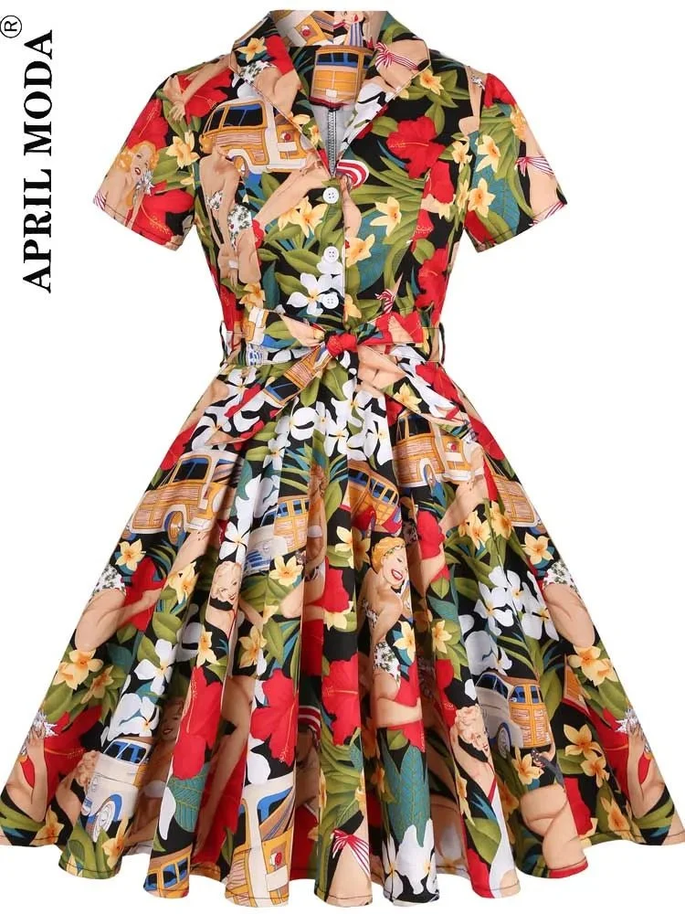 Verleihen Sie Ihrem Stil mit unserem Vintage-Midi-Partykleid das gewisse Etwas – klassischer Charme der 1950er Jahre erwartet Sie
