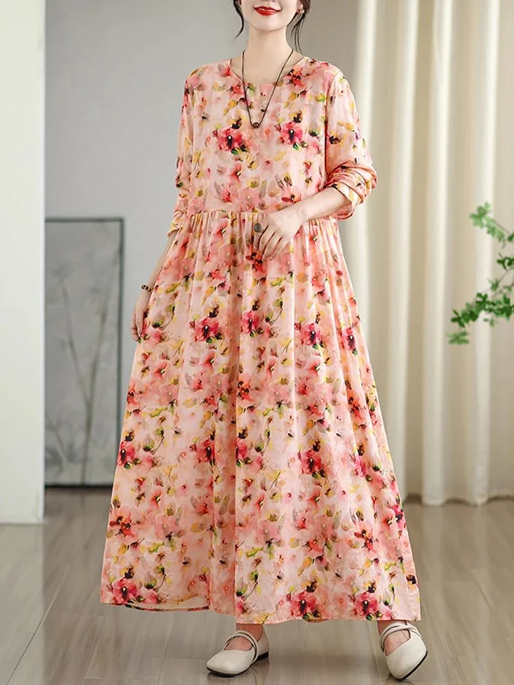 Lange, geblümte Vintage-Kleider für Damen: Mühelose Eleganz in diesem Frühling