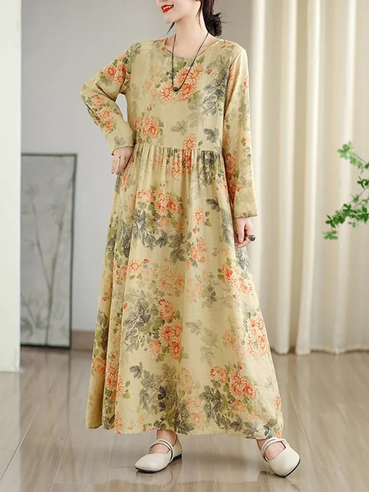 Lange, geblümte Vintage-Kleider für Damen: Mühelose Eleganz in diesem Frühling