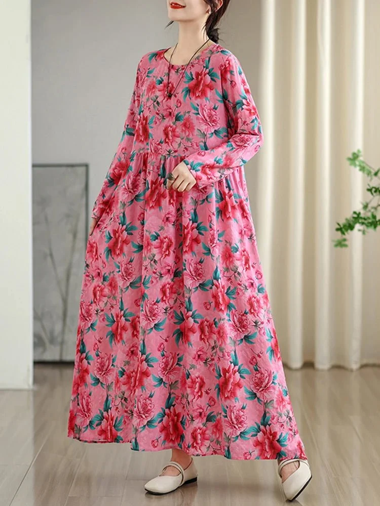 Lange, geblümte Vintage-Kleider für Damen: Mühelose Eleganz in diesem Frühling