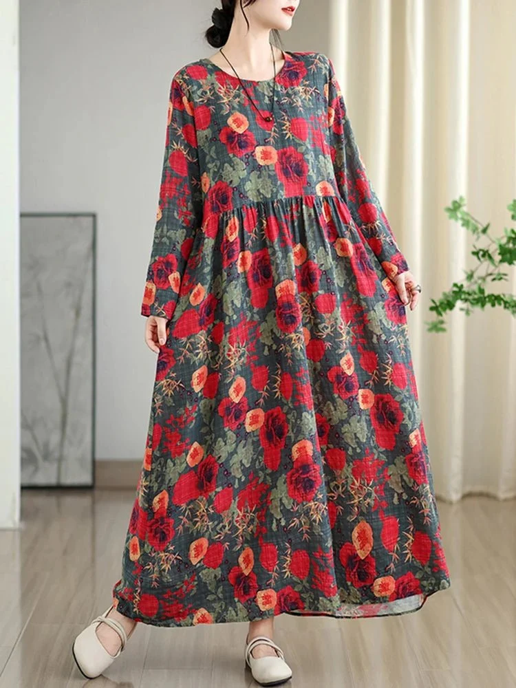 Lange, geblümte Vintage-Kleider für Damen: Mühelose Eleganz in diesem Frühling
