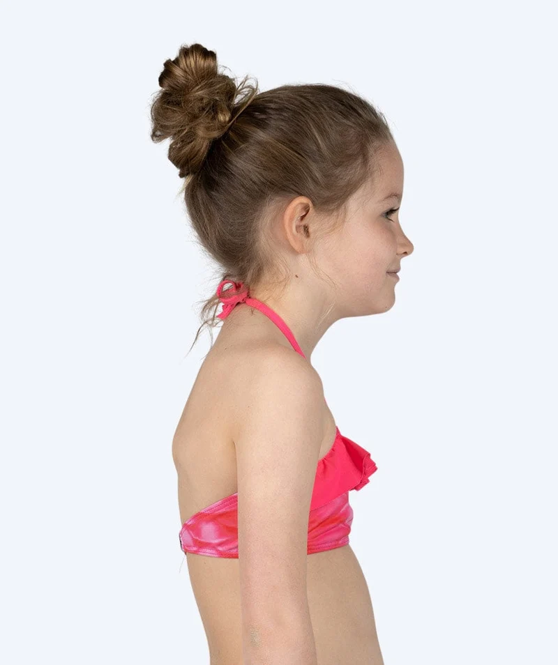Watery Meerjungfrau Bikini Top für Mädchen - Rosa Blush