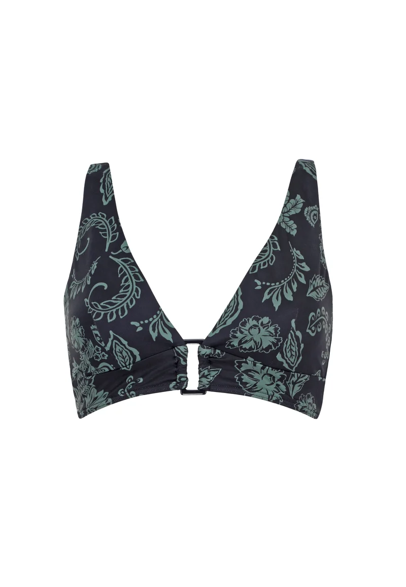Floral Shade Buckle Top