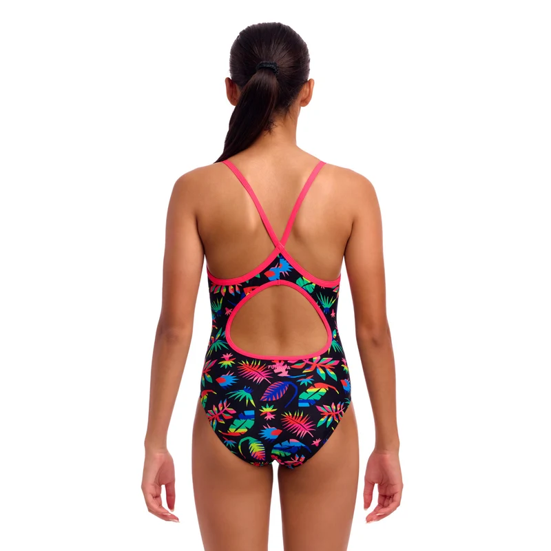 Funkita Girls Schwimmanzug Diamond Back Lost Leaf
