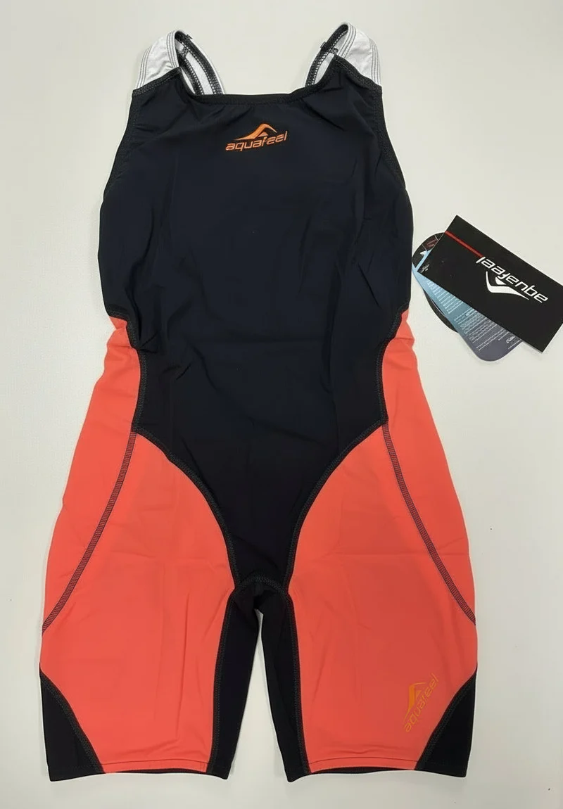 Aquafeel Mädchen Wettkampfanzug I-Nov N2K deep red-black 164