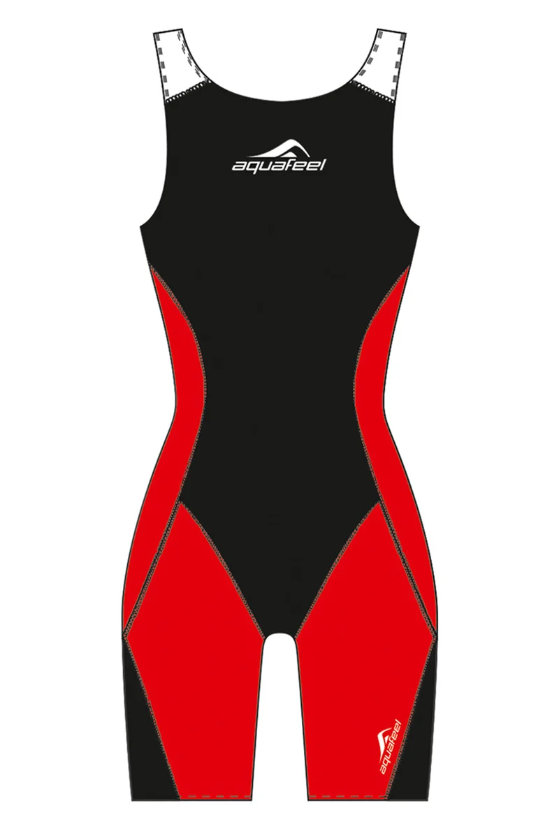 Aquafeel Mädchen Wettkampfanzug I-Nov N2K deep red-black
