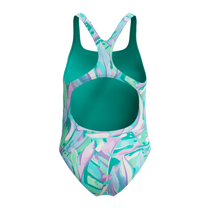 Speedo Mädchen Anzug Allover Medalist Alfalfa Green