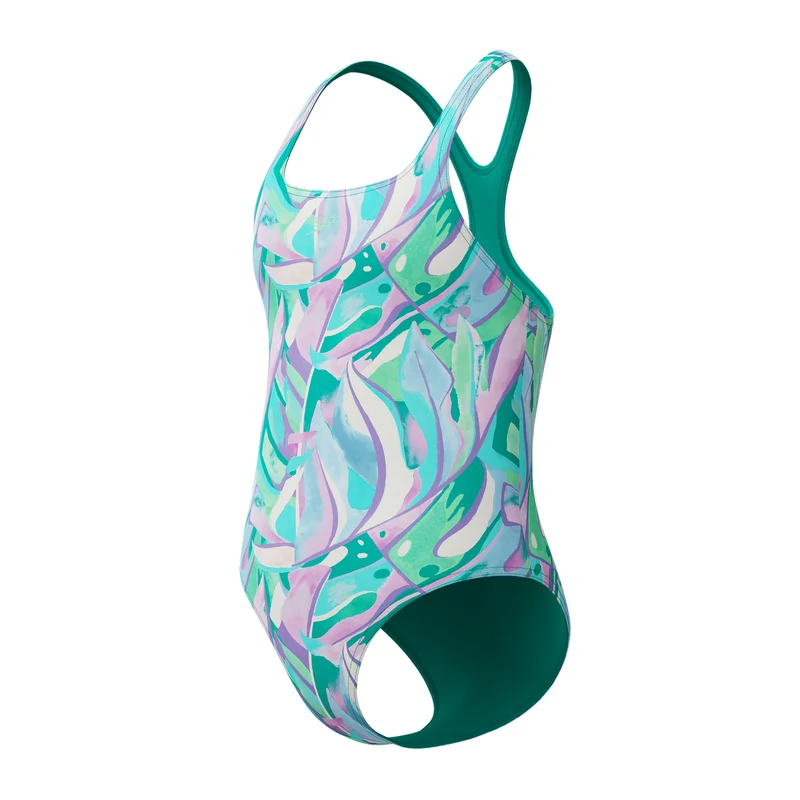 Speedo Mädchen Anzug Allover Medalist Alfalfa Green