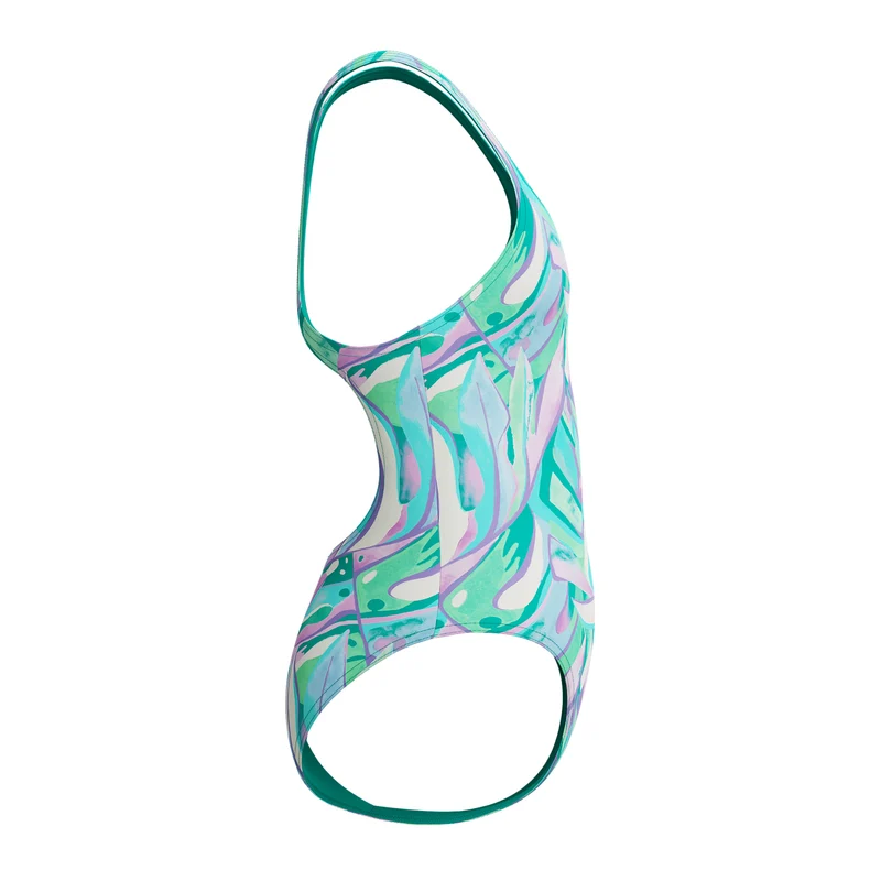 Speedo Mädchen Anzug Allover Medalist Alfalfa Green