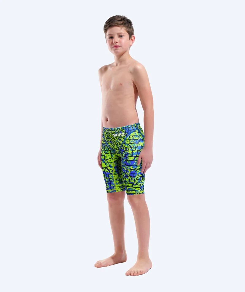 Arena Wettkampf Badehose für Jungen - ST NEXT - Grün/Dunkelblau (Limited 2026)
