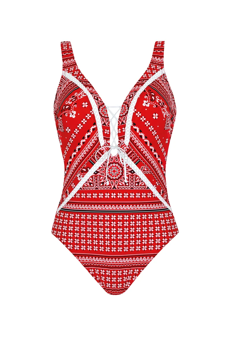 Bandana Lacing Swimsuit