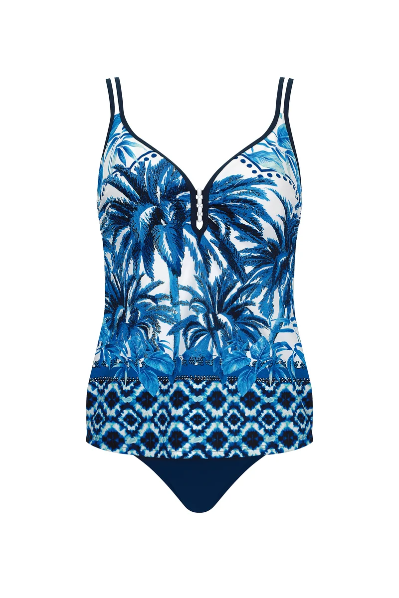 Ethno Palm Tankini Set