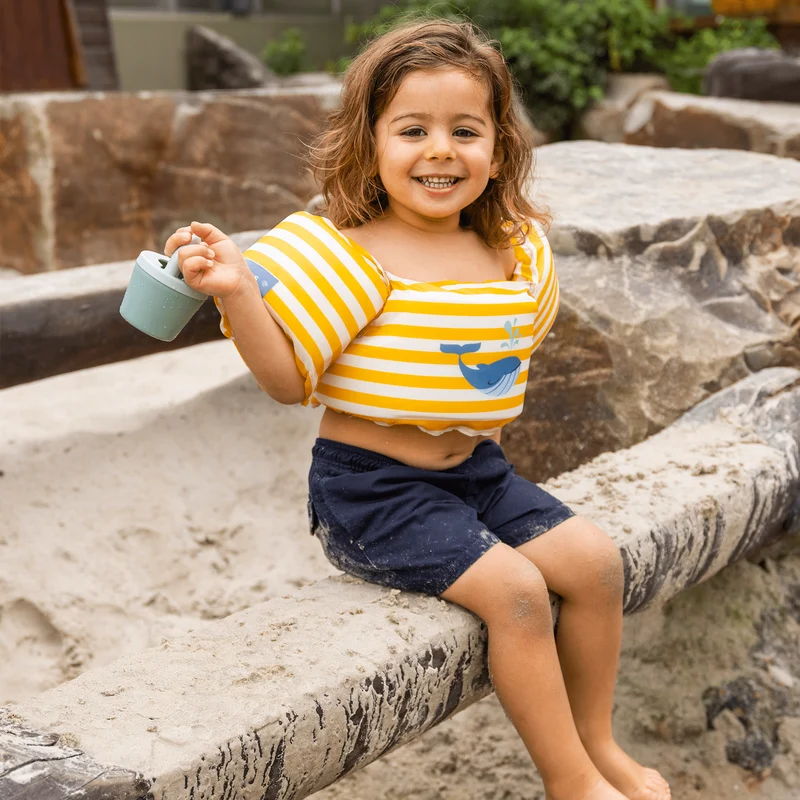 Puddle Jumper - Yellow/White - Whaley - 2/6 Years