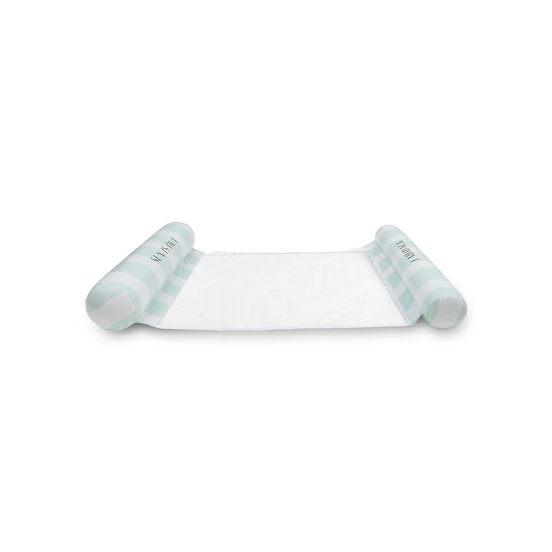 Water Hammock - Green - Resort Stripe