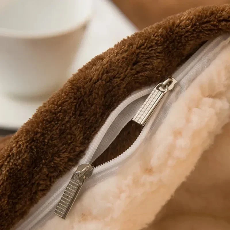 Kuscheldecke aus Wolle für warme Wintertage – Wendbarer Bettbezug (Queen-Size)