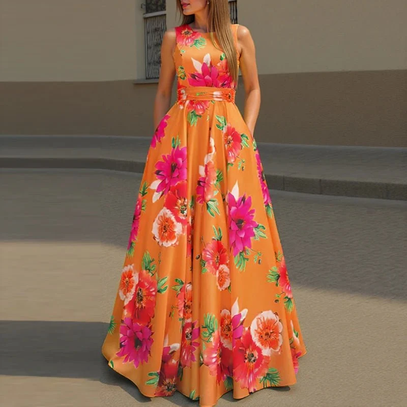 Boho-Maxikleid mit Blumenmuster – Verleihen Sie Ihrem Sommer-Look mit ZANZEA das gewisse Etwas